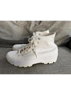 Converse Lug Sole Sneakers Womens Size 10.5 Chuck Taylor All Star High Tops